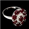 Image 3 : Natural Top Blood Red Ruby Ring