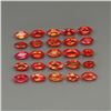 Image 1 : Natural Imperial Red Sapphire 25Pcs/4.56Ct.