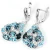 Image 2 : Natural London & Sky Topaz Earrings