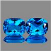 Image 1 : Natural Swiss Blue Topaz Pair 8 x 6 MM - FL