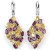 Image 1 : Natural Multi Gemstone EarRing