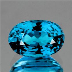 Natural AAA Blue Zircon 9x6 MM {Flawless-VVS1}