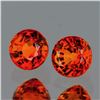 Image 1 : Natural Intense AAA Orange Sapphire  Pair - VVS