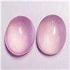 Image 1 : Natural Pastel Pink Rose Quartz Pair 40.88 CT Flawless