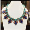 Image 1 : Tibet Natural Stone Tribal Queen Royal Necklace