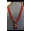 Image 1 : Tibet Natural Stone Tribal Queen Royal Necklace