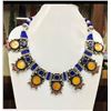 Image 1 : Tibet Natural Stone Tribal Queen Royal Necklace