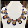 Image 1 : Tibet Natural Stone Tribal Queen Royal Necklace