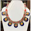 Image 1 : Tibet Natural Stone Tribal Queen Royal Necklace