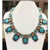 Image 1 : Tibet Hand Made Turquoise & Coral Necklace