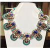 Image 1 : Tibet Natural Stone Tribal Queen Royal Necklace