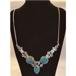 BREATHTAKING NATURAL ARIZONA BLUE TURQUOISE COPPER