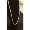 Image 2 : AWESOME 14 Kt. GOLD PLATED ROPE CHAIN.