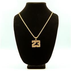 AWESOME 14 Kt. GOLD PLATED MICHAEL JORDAN PENDANT