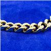 Image 2 : HUGE 48 GRAM 14 KT GOLD PLATED LINK  BRACELET