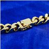 Image 3 : HUGE 48 GRAM 14 KT GOLD PLATED LINK  BRACELET