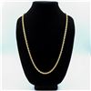 Image 1 : IMPRESSIVE 14 KT GOLD PLATED ROPE CHAIN NECKLACE