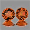 Image 1 : Natural AAA Orange Sapphire Pair - FL