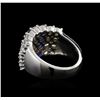 Image 3 : 1.16 ctw Sapphire and Diamond Ring - 14KT White Gold