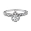 Image 2 : 0.33 ctw Diamond Ring - 14KT White Gold