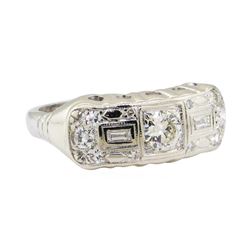 0.67 ctw Diamond Ring - Platinum