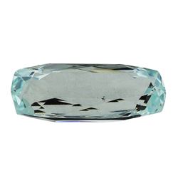 6.09 ct.Natural Cushion Cut Aquamarine