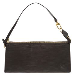 Louis Vuitton BlackEpi Leather Pochette Shoulder Bag