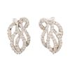 Image 1 : 1.2 ctw Diamond Earrings - 18KT White Gold