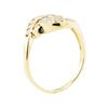 Image 4 : 0.50 ctw Diamond Love Knot Ring - 14KT Yellow Gold