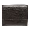 Image 3 : Louis Vuitton Black Epi Leather Elise Wallet