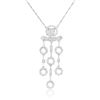 Image 1 : 14k White Gold 0.41CTW Diamond Pendant, (I1-I2/H-I)