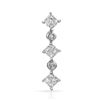 Image 1 : 14k White Gold 0.51CTW Diamond Pendant, (I2-I3/I2/G-H)