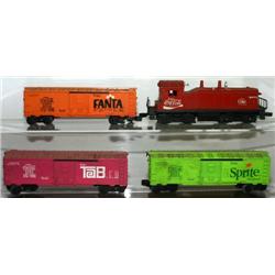 LIONEL COKE NW-2 AND 3 BOX CARS