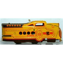 MARX BROWN & YELLOW U.P. M10005 WIND-UP LOCO.