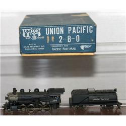 UNITED PFM HO BRASS UNION PACIFIC 2-8-0 STEAM LOC