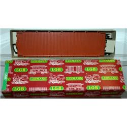 LGB G GAUGE RIO GRANDE FLAT CAR. BROWN