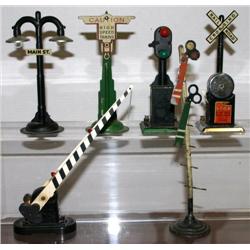 6 MISC. SIGNALS INC. LIONEL 252 XING GATE