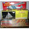 Image 1 : 3 WOOD MODEL KITS. 1 GUILLOWS SPIRIT OF ST. LOUIS