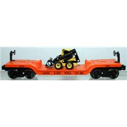 LIONEL FLAT W/ HOLLAND LOADER