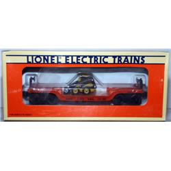 LIONEL FLAT W/ NEW HOLLAND LOADER