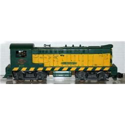 FLYER C&NW BALDWIN SWITCHER. BROKEN STEPS.