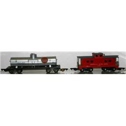 FLYER GULF TANK (WRONG TRUCKS), AFL CABOOSE (REPA
