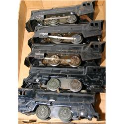 5 MARX 0-4-0 TIN WIND-UP LOCOS