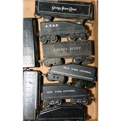 LOT OF 8 MISC. LIONEL AND MARX TENDERS