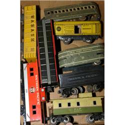 LOT OF 8 MISC. MARX AND HUDSON PACIFIC TIN CARS