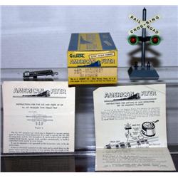 AMERICAN FLYER HIGHWAY FLASHER. W/ TRIP, AND INST