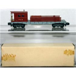 AMERICAN FLYER WORK CABOOSE. FENCES ARE INTACT. W