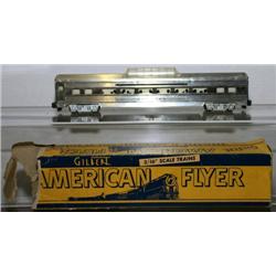 AMERICAN FLYER HAMILTON DOME CAR. CHROME PLASTIC,