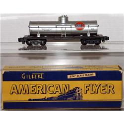 AMERICAN FLYER S GAUGE GULF SINGLE DOME TANK CAR.