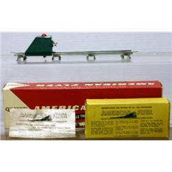 AMERICAN FLYER S GAUGE LIGHTED BUMPER W/ TRACK, A